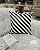 1 adet kırlent kılıfı dijital baskı 43x43 cm siyah beyaz