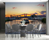 Küba Matanzas Şehri Köprüsü Manzaralı Duvar Kağıdı