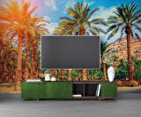 Hindistan Cevizi Ağaç Manzaralı Duvar Kağıdı