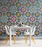 Turkuaz Mermer Desenli Duvar Kağıdı