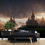 Sisli Şato Manzaralı Duvar Kağıdı