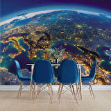 Uydu Çekimi Dünya Manzarası