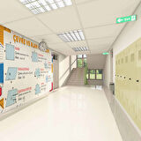 Matematik Çevre ve Alan Formülleri Okul Duvar Kağıdı Baskı