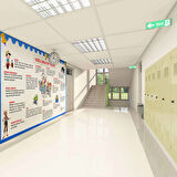 Yazılı Anlatım Okul Duvar Kağıdı Baskı