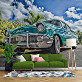 Klasik Chevrolet Araba Duvar Kağıdı Baskı