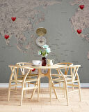 Turizm Dünya Haritası Duvar Kağıdı