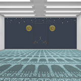 İslami Motifli Mescid Duvar Kağıdı