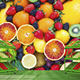 Manav Meyveler Fresh Duvar Kağıdı