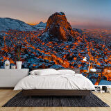 Afyonkarahisar Kalesi Merkez Manzaralı Duvar Kağıdı