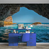 Deniz Mağara Manzaralı Duvar Kağıdı