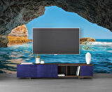 Deniz Mağara Manzaralı Duvar Kağıdı