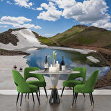 Bingöl Karlı Dağ Manzaralı Manzaralı Duvar Kağıdı