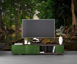 Orman ve Nehir Manzaralı Duvar Kağıdı