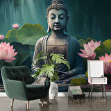 Buda Heykeli Temalı Duvar Kağıdı