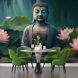 Buda Heykeli Temalı Duvar Kağıdı
