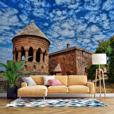 Bitlis Ahlat Emir Bayindir Mescidi Manzaralı Duvar Kağıdı