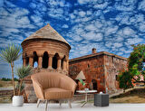Bitlis Ahlat Emir Bayindir Mescidi Manzaralı Duvar Kağıdı