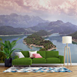 Burdur Karacaören Gölü Manzaralı Duvar Kağıdı