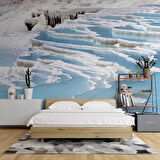Denizli Pamukkale Manzaralı Duvar Kağıdı