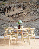 Pamukkale Antik Tiyatro Denizli Manzaralı Duvar Kağıdı