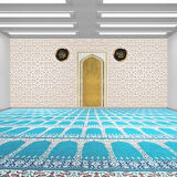 Soft İslami Motifli Mescid Duvar Kağıdı