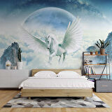 Unicorn Kanatlı At Duvar Kağıdı