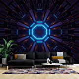 Cosmic Enerji Kaynağı Desenli Duvar Kağıdı