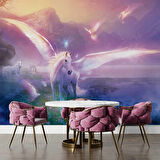 Unicorn Beyaz At Duvar Kağıdı