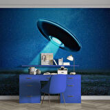 Uzay Ufo Manzaralı Duvar Kağıdı