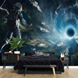 Astranot ve Uzaydaki Karadelik temalı Duvar Kağıdı