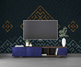 Mozaik Etnik Motif Desenli Duvar Kağıtı