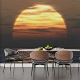 Günbatımı Deniz Manzaralı Duvar Kağıdı