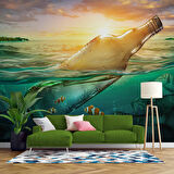 Deniz ve Balık Manzaralı Duvar Kağıdı