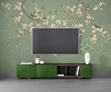 Soft Çiçek ve Kuş Duvar Kağıdı