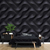 3D Ofis Geometri Duvar Kağıdı Baskı