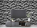3D Beton Taş Duvar Kağıdı Baskı