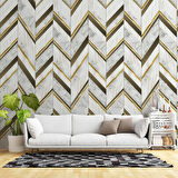 3 Boyutlu Beyaz Çiçek İnci motifli Duvar Kağıdı Baskı