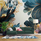 Soft Yaprak Temalı Duvar Kağıdı