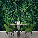 Sarmaşıklı Yaprak Temalı Duvar Kağıdı Baskı