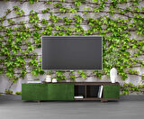 Sarmaşıklı Duvar Teması Duvar Kağıdı Baskı