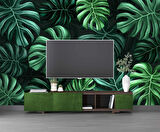 Botanik Bahçe Yaprak Duvar Kağıdı Baskı