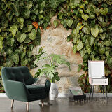 Duvar Dokusu ve Sarmaşık Duvar Kağıdı Baskı