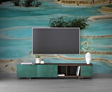 Pamukkale Manzaralı Duvar Kağıdı Baskı