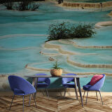 Pamukkale Manzaralı Duvar Kağıdı Baskı