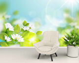 Doğal Papatya Temalı Duvar Kağıdı