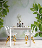 Yaprak Dekorlu Duvar Kağıdı