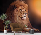 Aslan Temalı Duvar Kağıdı