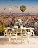 Kapodakya Sıcak Hava Balon Manzaralı Duvar Kağıdı