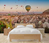 Kapodakya Sıcak Hava Balon Manzaralı Duvar Kağıdı