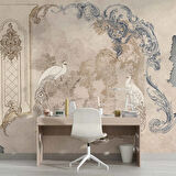 Nostaljik Tavuskuşu Temalı Duvar Kağıdı